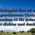 Beste Echtgeld Slot all aboard Angeschlossen Casinos: Traktandum 15 für jedes Land der dichter und denker