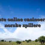 Beste online casinoer på norske spillere