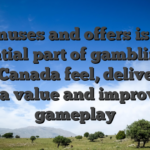 Bonuses and offers is an essential part of gambling on line Canada feel, delivering extra value and improving gameplay