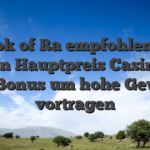 Book of Ra empfohlen zu lesen Hauptpreis Casinos ️ über Bonus um hohe Gewinne vortragen