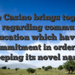 Boyle Casino brings together age regarding community education which have a commitment in order to keeping its novel name