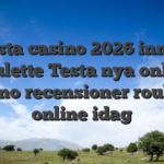Bästa casino 2026 innan Roulette Testa nya online casino recensioner roulette online idag