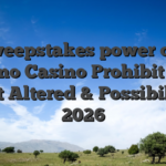 Ca Sweepstakes power of asia casino Casino Prohibit Just what Altered & Possibilities 2026