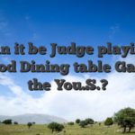 Can it be Judge playing Seafood Dining table Game on the You.S.?