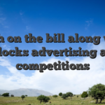 Cash on the bill along with unlocks advertising and competitions