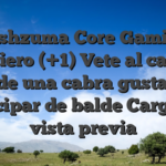 Cashzuma Core Gaming Prefiero (+1) Vete al carajo hijo de una cabra gusta (+3) Participar de balde Cargando vista previa