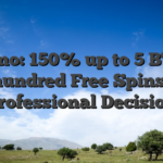 Casino: 150% up to 5 BTC + five-hundred Free Spins � The Professional Decision