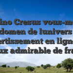 Casino Cresus vous-meme abdomen de lunivers du divertissement en ligne au mieux admirable de france