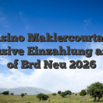 Casino Maklercourtage exklusive Einzahlung as part of Brd Neu 2026