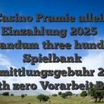 Casino Pramie allein Einzahlung 2025 � Traktandum three hundred% Spielbank Vermittlungsgebuhr 2025 With zero Vorarbeit Boni