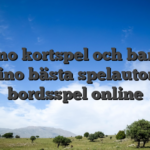 Casino kortspel och bank id casino bästa spelautomat bordsspel online