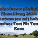 CasinoBonus abzüglich Einzahlung 2026: spielautomaten mit hoher rtp Exklusiver Test für Teutonia Enns