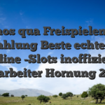 Casinos qua Freispielen bloß Einzahlung Beste echte Geld -Online -Slots inoffizieller mitarbeiter Hornung 2026