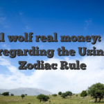 Chill wolf real money: Info Win regarding the Using the Zodiac Rule