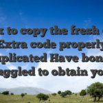 Click to copy the fresh code Extra code properly duplicated Have bonus struggled to obtain your?