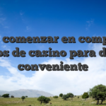 Como comenzar en competir a juegos de casino para dinero conveniente