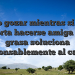 Como gozar mientras si no le importa hacerse amiga de la grasa soluciona responsablemente al casino