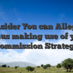 Consider You can Allege a bonus making use of your Commission Strategy
