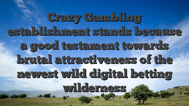 Crazy Gambling establishment stands because a good testament towards brutal attractiveness of the newest wild digital betting wilderness