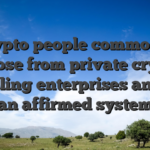 Crypto people commonly choose from private crypto gambling enterprises and you can affirmed systems