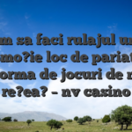 Cum sa faci rulajul unui promo?ie loc de pariat de platforma de jocuri de noroc re?ea? – nv casino