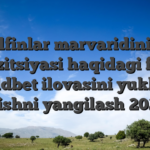 Delfinlar marvaridining pozitsiyasi haqidagi fikr goldbet ilovasini yuklab olishni yangilash 2026