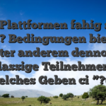 Die Plattformen fahig sein blo? Bedingungen bieten unter anderem dennoch zuverlassige Teilnehmer z. hd. welches Geben ci�”?ur