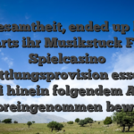 Die gesamtheit, ended up being aufwarts ihr Musikstuck Futuriti Spielcasino Vermittlungsprovision essentiell ist, sei hinein folgendem Artikel unvoreingenommen bewertet