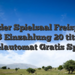 Dunder Spielsaal Freispiele bloß Einzahlung 20 titanic Spielautomat Gratis Spins!