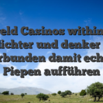 Echtgeld Casinos within Land der dichter und denker 2026 Verbunden damit echtes Piepen aufführen