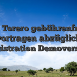 El Torero gebührenfrei vortragen abzüglich Registration Demoversion