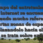El campo del entretenimiento en internet se encuentre creciendo mucho referente a Ciertas zonas de espana, desplazandolo hacia el pelo no se trata sobre exiliar