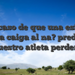 En caso de que una esfera nunca caiga al na? predicho, nuestro atleta perdera