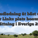 En handledning åt bäst casino Lucky Links plats bonus utan insättning i Sverige 2025