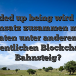 Ended up being wird ein Gegensatz zusammen mit ein privaten unter anderem ein offentlichen Blockchain Bahnsteig?