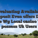 Evaluating Available No-deposit Even offers During the Wg Local casino To possess Uk Users