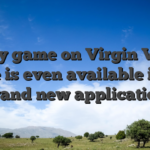 Every game on Virgin Video game is even available in the brand new application