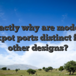 Exactly why are modern jackpot ports distinct from other designs?