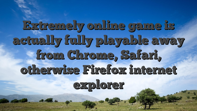 Extremely online game is actually fully playable away from Chrome, Safari, otherwise Firefox internet explorer