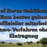 Eye of Horus Gebührenfrei Zum besten geben inoffizieller mitarbeiter Demo-Verfahren ohne Eintragung
