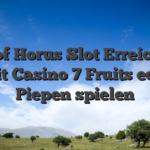 Eye of Horus Slot Erreichbar damit Casino 7 Fruits echtes Piepen spielen