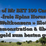 Eye of Mr BET 100 Casino -freie Spins Horus Weltkonzern » Slot Demonstration & über Echtgeld zum besten geben