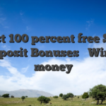 Finest 100 percent free Spins No deposit Bonuses ️ Win Real money