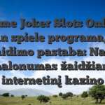 „Flame Joker Slots Online“ vulkan spiele programa, 2026 m žaidimo pastaba: Naujas malonumas žaidžiant internetinį kazino