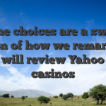 Game choices are a switch section of how we remark and you will review Yahoo Pay casinos