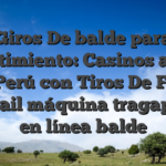 Giros De balde para Sometimiento: Casinos acerca de Perú con Tiros De Fruit Cocktail máquina tragaperras en línea balde