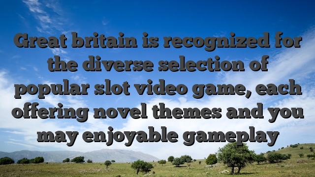 Great britain is recognized for the diverse selection of popular slot video game, each offering novel themes and you may enjoyable gameplay