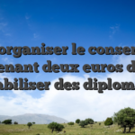Hein organiser le conserve en tenant deux euros de rentabiliser des diplomaties