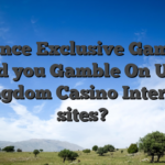 Hence Exclusive Games Would you Gamble On United kingdom Casino Internet sites?