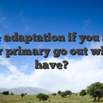 Hence adaptation if you invest your primary go out which have?